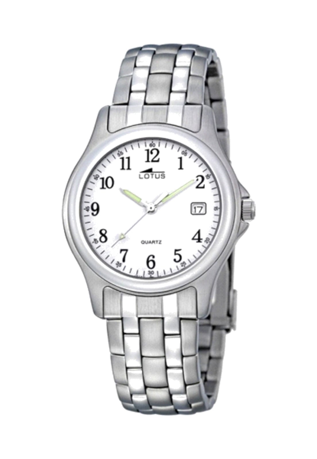 RELOJ 15150/A LOTUS BLANCO HOMBRE ACERO CLASICO - 1