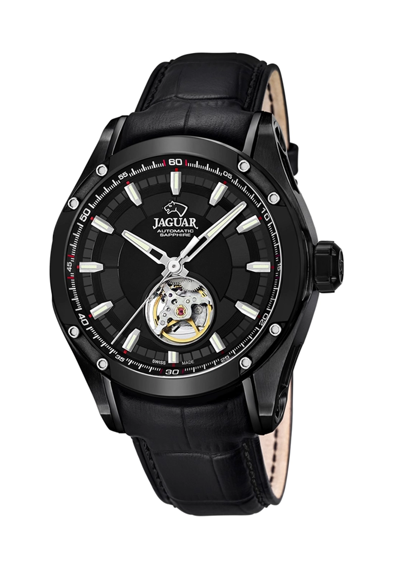 RELOJ J813/A JAGUAR NEGRO HOMBRE AUTOMATICO - 1