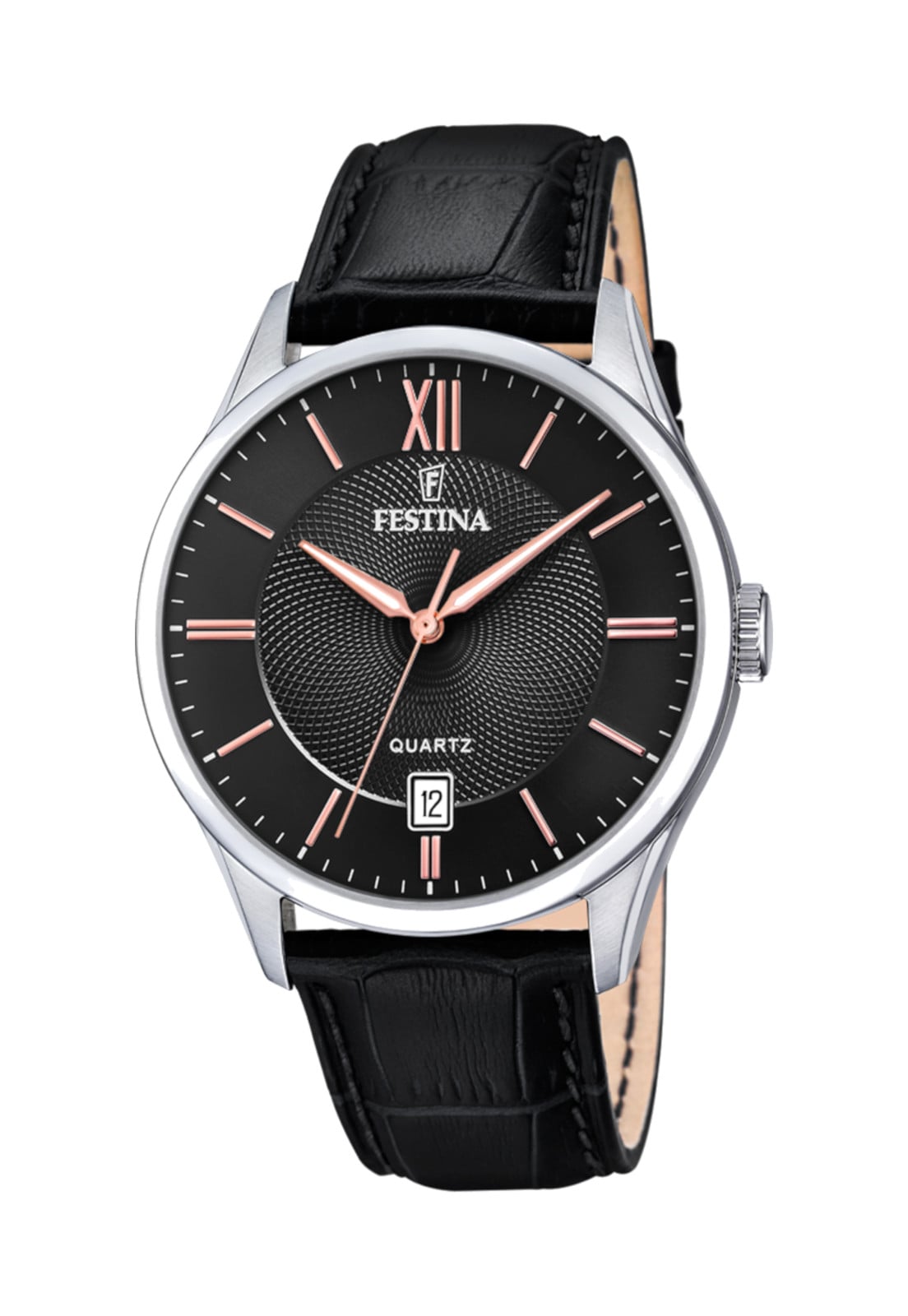 RELOJ F20426/6 FESTINA NEGRO HOMBRE ACERO CLASICO - 1