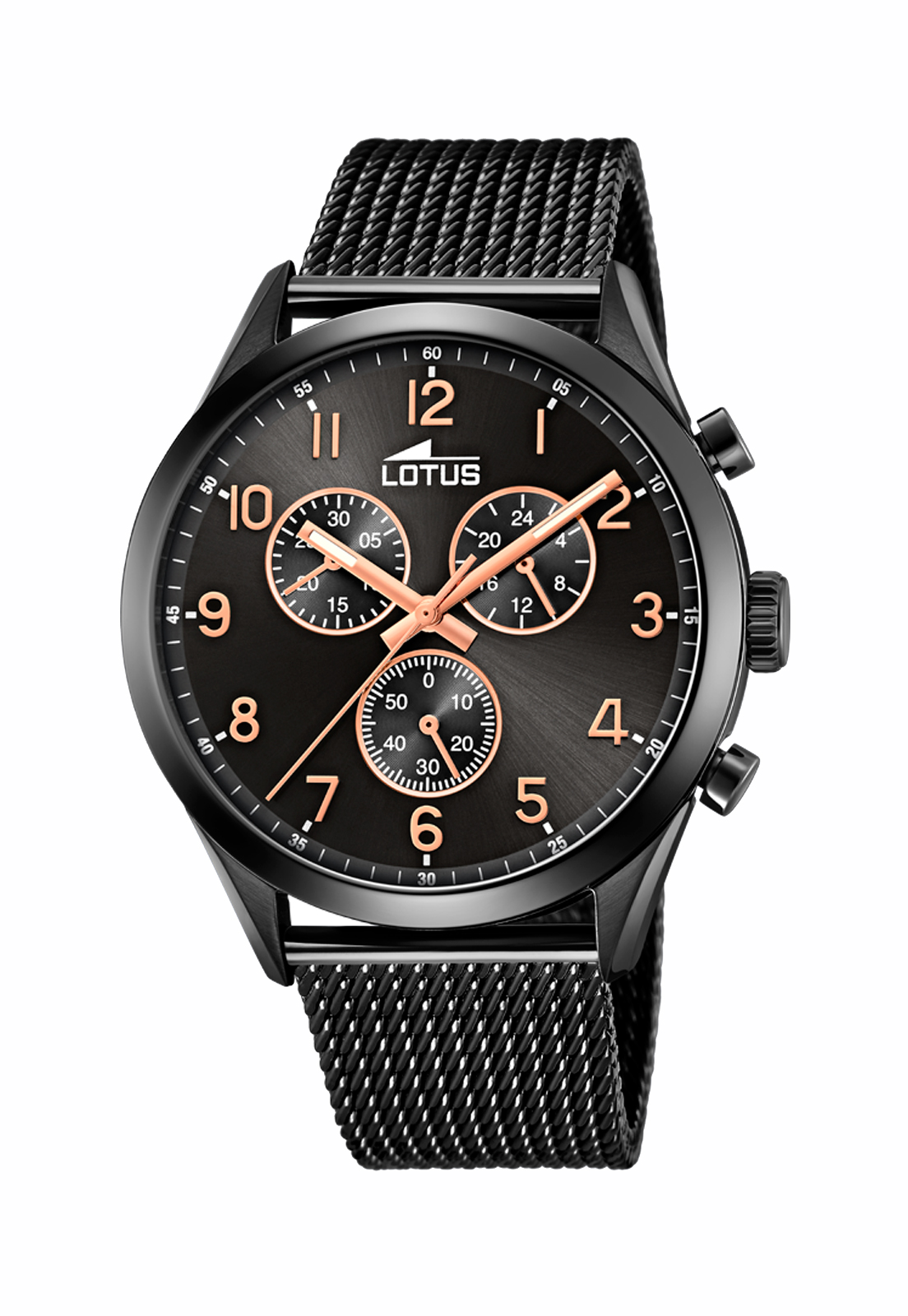 RELOJ 18639/1 LOTUS NEGRO HOMBRE MINIMALIST - 1