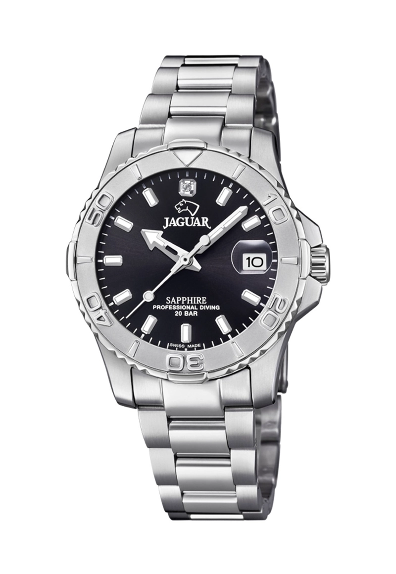 RELOJ J870/4 JAGUAR NEGRO MUJER EXECUTIVE - 1