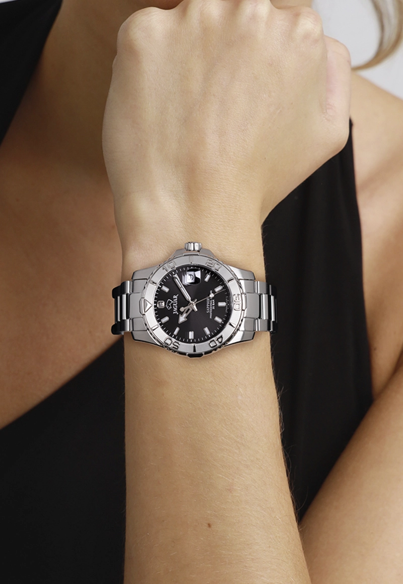 RELOJ J870/4 JAGUAR NEGRO MUJER EXECUTIVE - 2