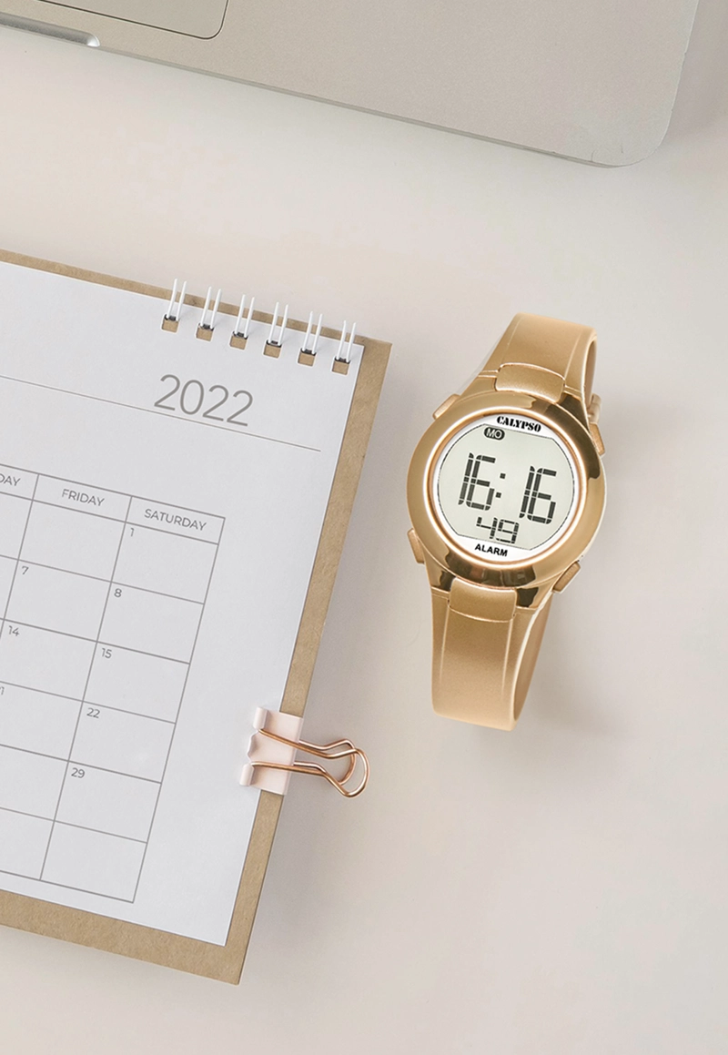 RELOJ K5677/3 CALYPSO GRIS MUJER DIGITAL CRUSH - 2