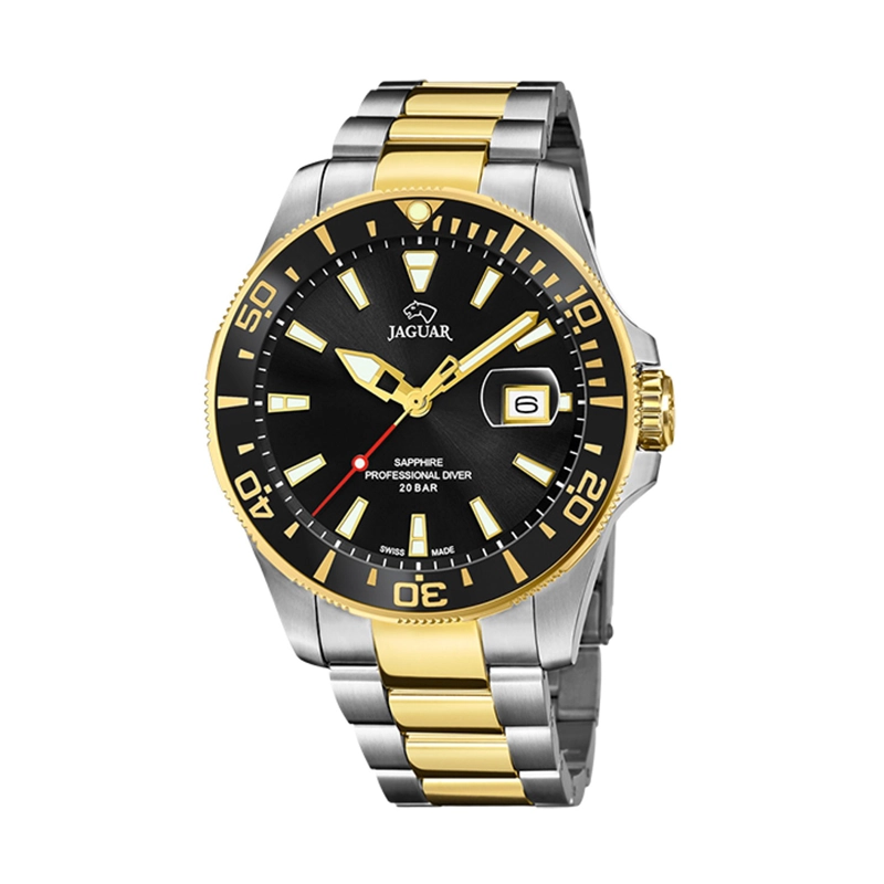 RELOJ J863/D JAGUAR NEGRO HOMBRE EXECUTIVE - 1