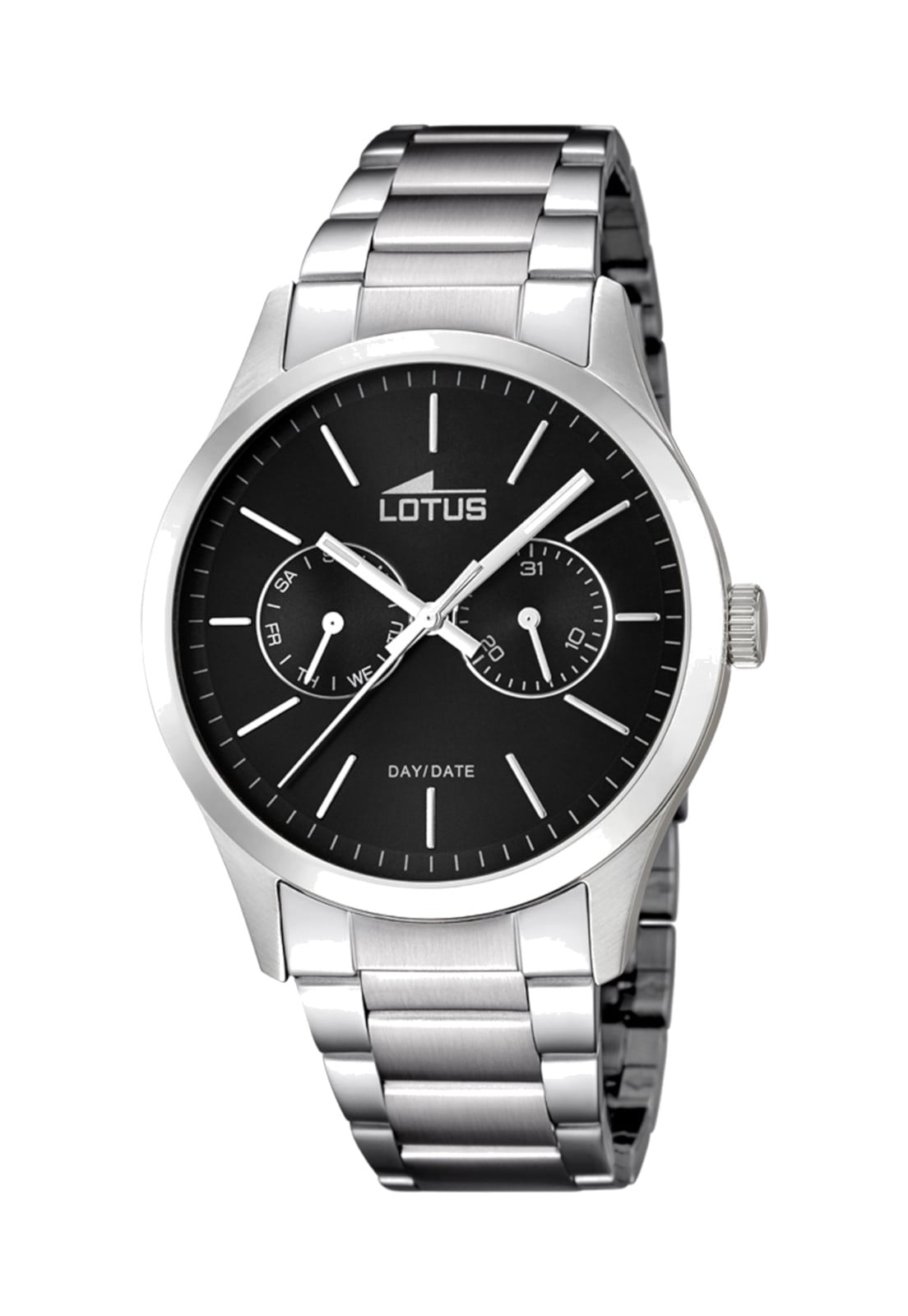 RELOJ 15954/3 LOTUS NEGRO HOMBRE MINIMALIST - 1