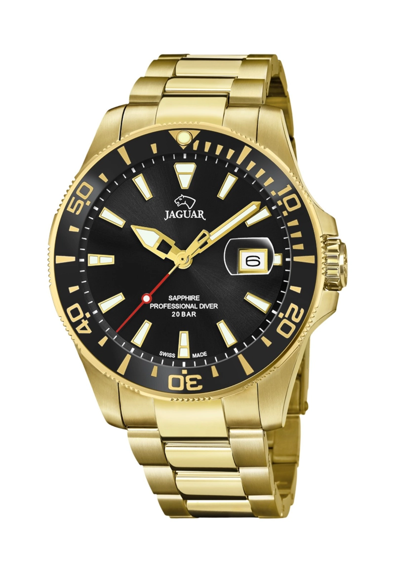 RELOJ J877/3 JAGUAR NEGRO HOMBRE EXECUTIVE - 1