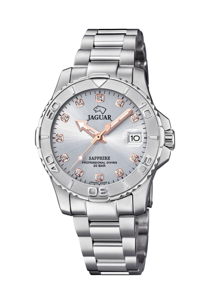 RELOJ J870/2 JAGUAR PLATEADO MUJER EXECUTIVE - 1