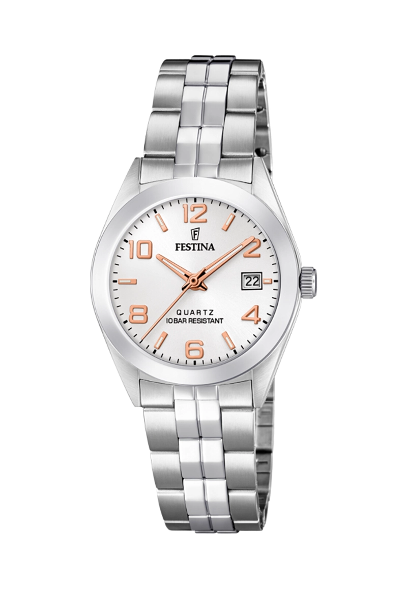 RELOJ F20438/4 FESTINA BLANCO MUJER ACERO CLASICO - 1