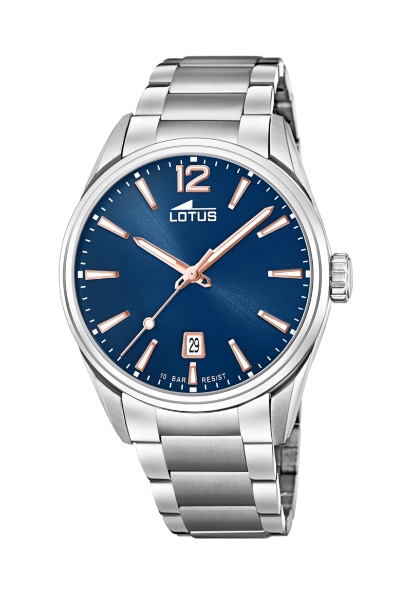 RELOJ 18692/2 LOTUS AZUL HOMBRE CHRONO - 1