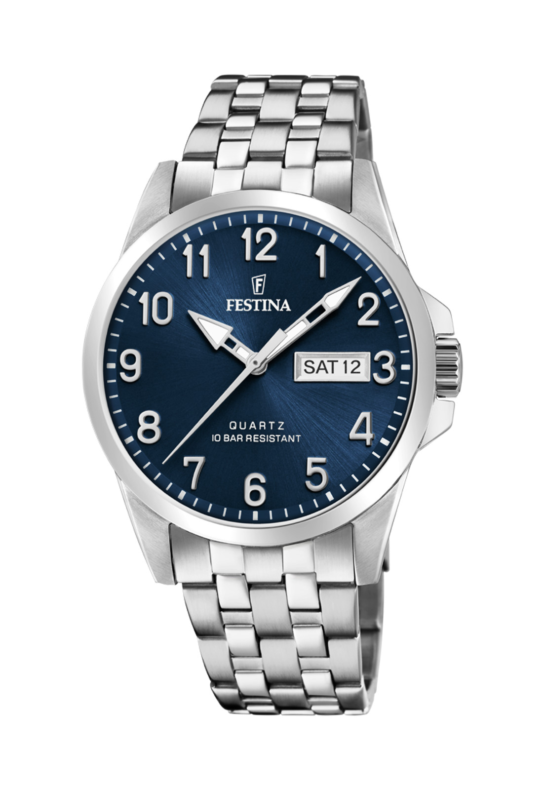 RELOJ F20357/C FESTINA AZUL PETROLEO HOMBRE ACERO CLASICO - 1