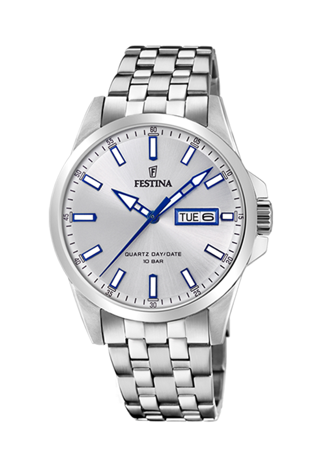 RELOJ F20357/1 FESTINA PLATEADO HOMBRE ACERO CLASICO - 1
