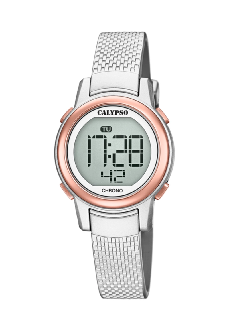 RELOJ K5736/2 CALYPSO GRIS MUJER DIGITAL CRUSH - 1