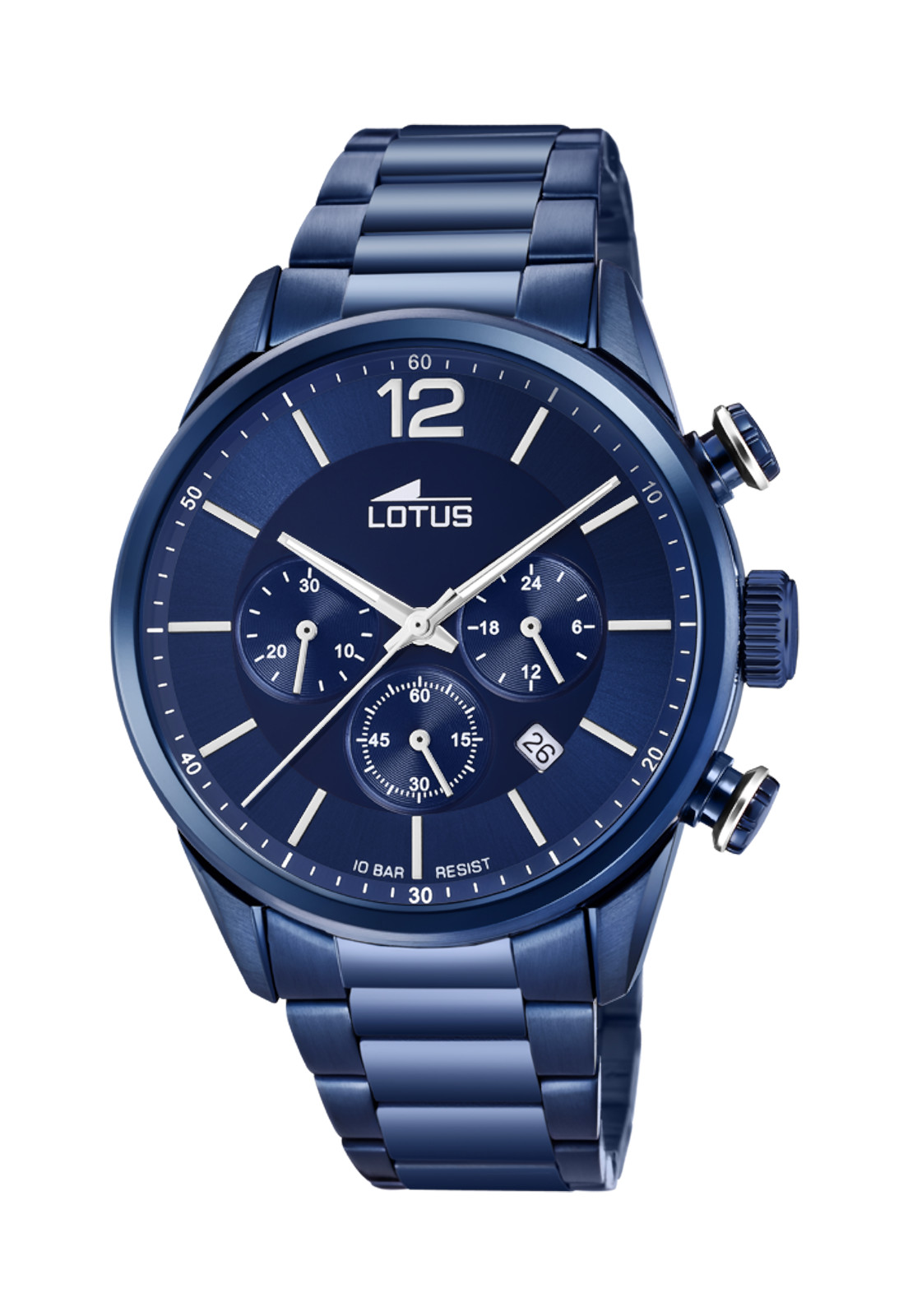 RELOJ 18680/1 LOTUS AZUL HOMBRE CHRONO - 1