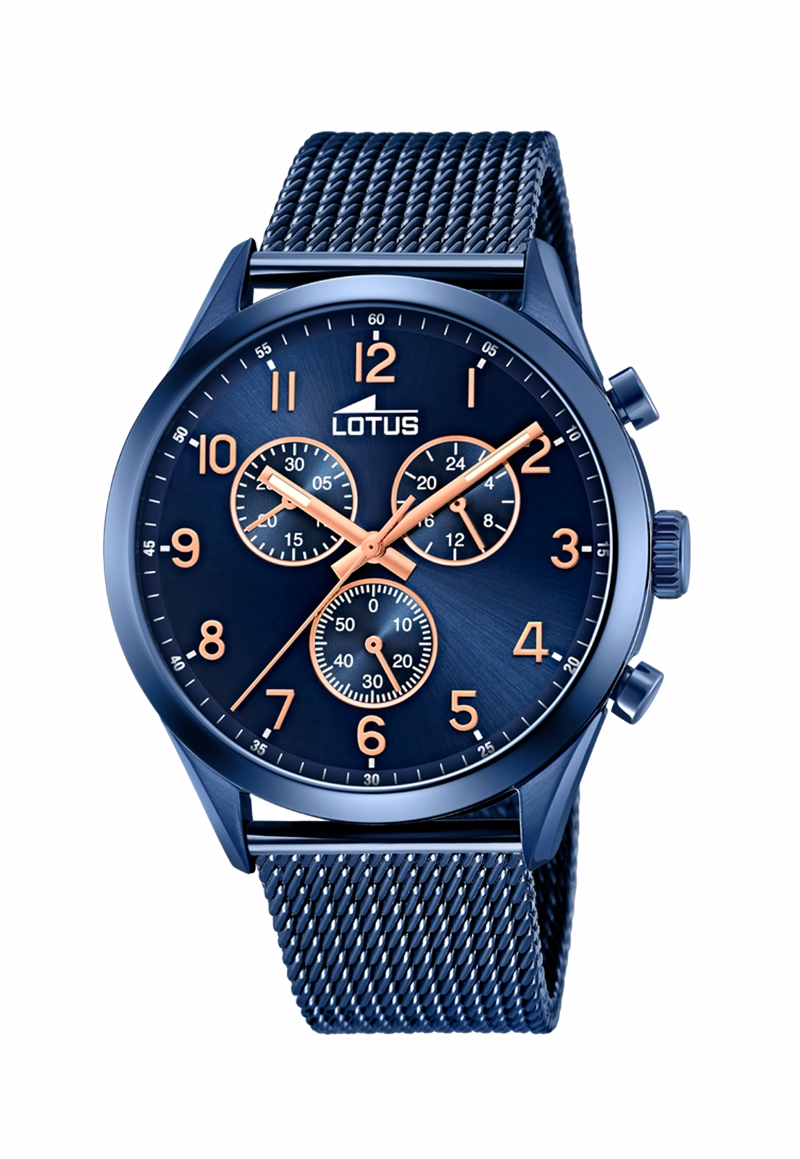 RELOJ 18638/1 LOTUS AZUL HOMBRE MINIMALIST - 1