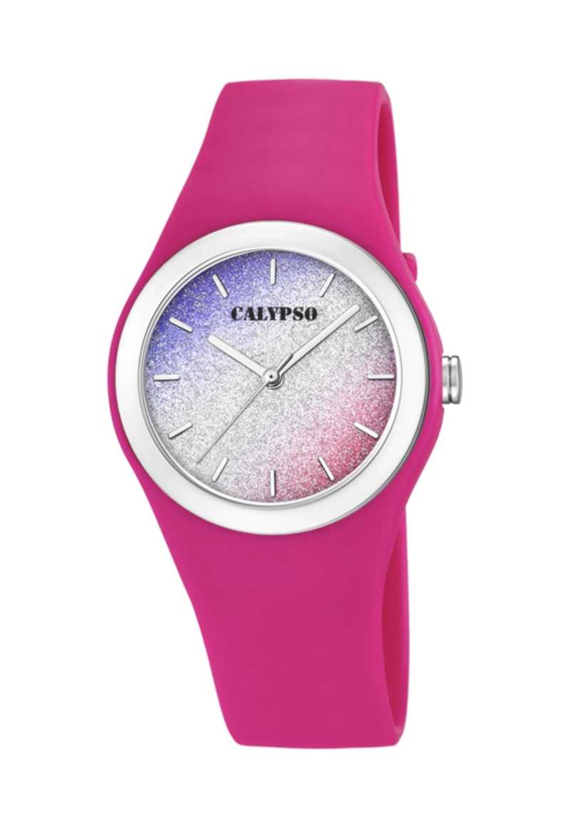 RELOJ K5754/5 CALYPSO PLATEADO MUJER TRENDY - 1