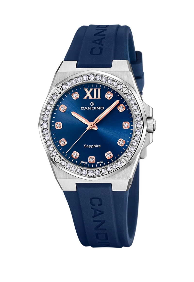 RELOJ C4772/2 CANDINO SWISS AZUL MUJER GENTS SPORT - 1