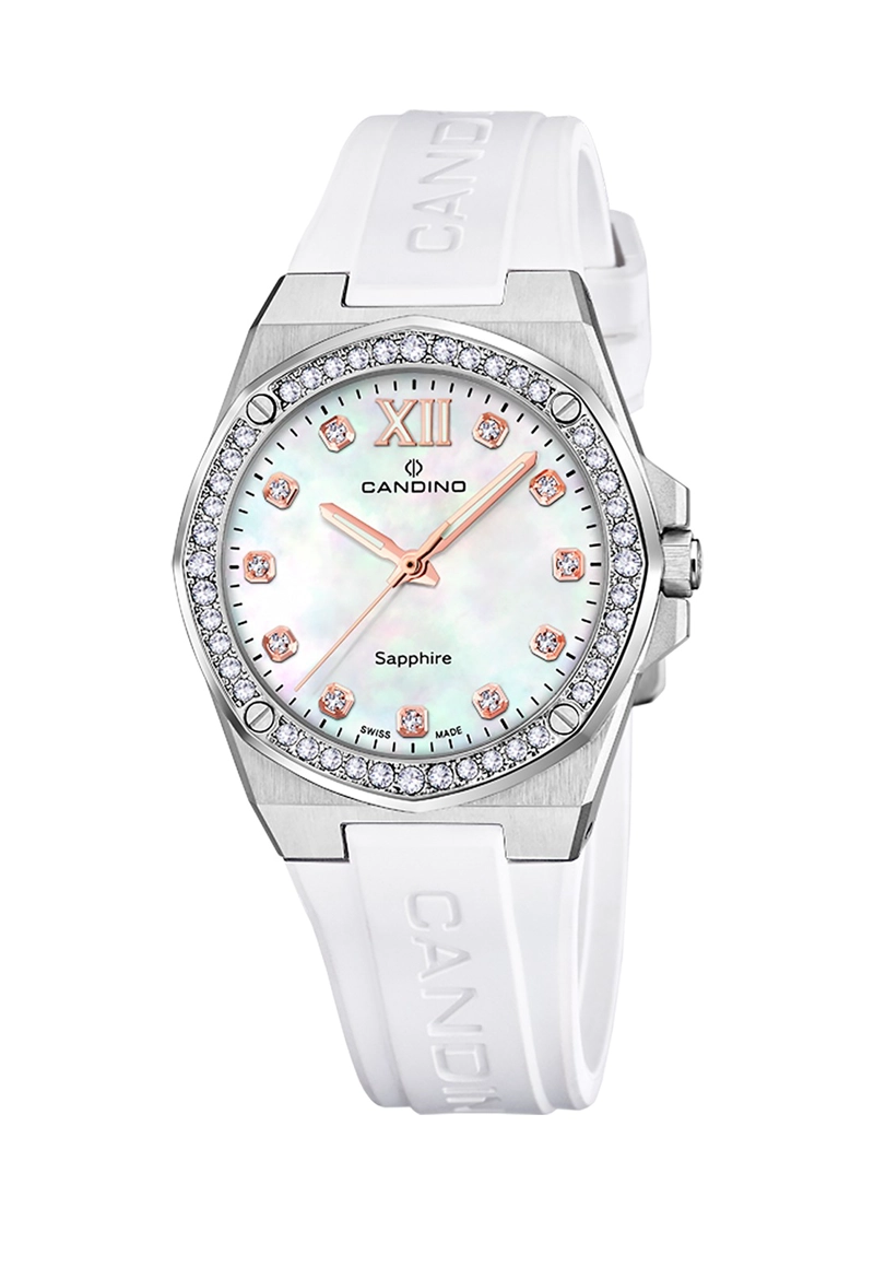 RELOJ C4772/1 CANDINO SWISS BLANCO MUJER GENTS SPORT - 1