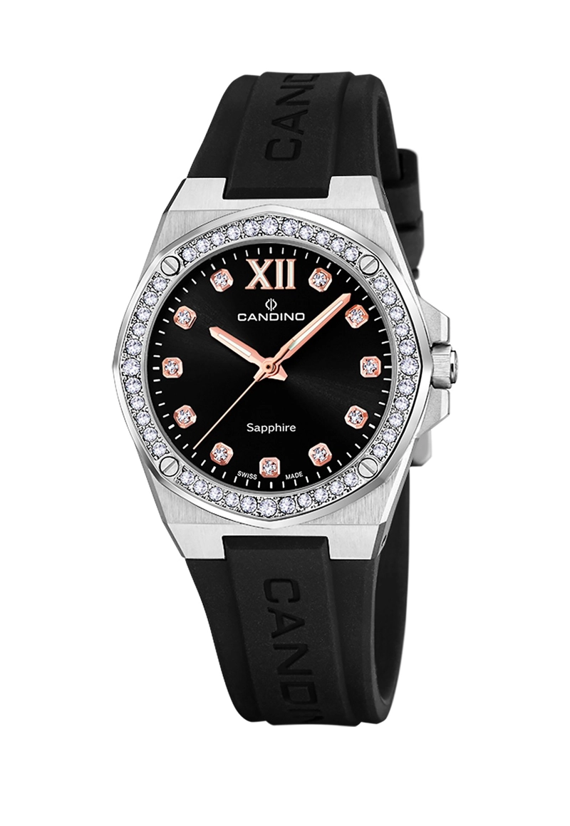 RELOJ C4772/3 CANDINO SWISS NEGRO MUJER GENTS SPORT - 1