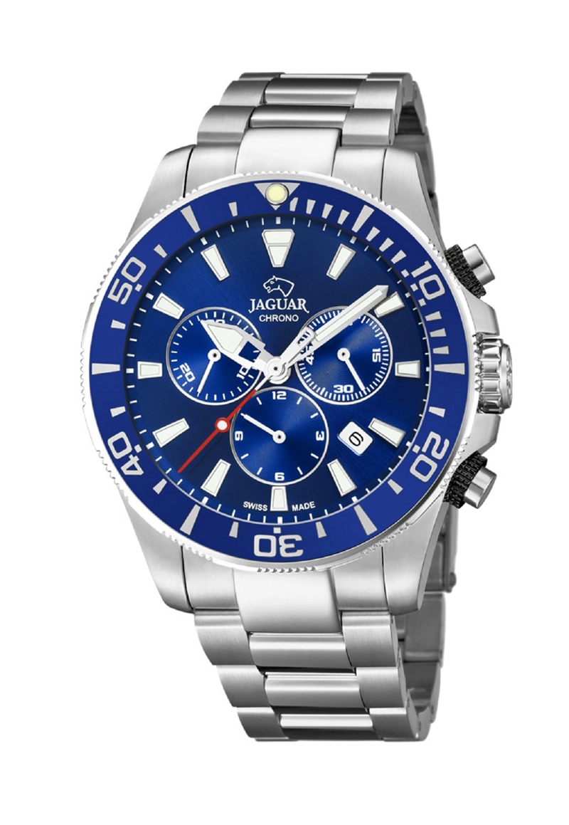 RELOJ J861/2 JAGUAR AZUL ACERO HOMBRE EXECUTIVE - 1