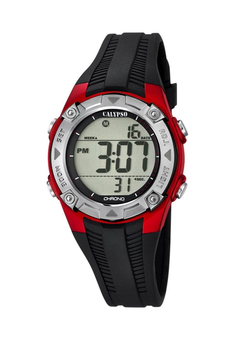 RELOJ K5685/6 CALYPSO GRIS INFANTIL DIGITAL CRUSH - 1