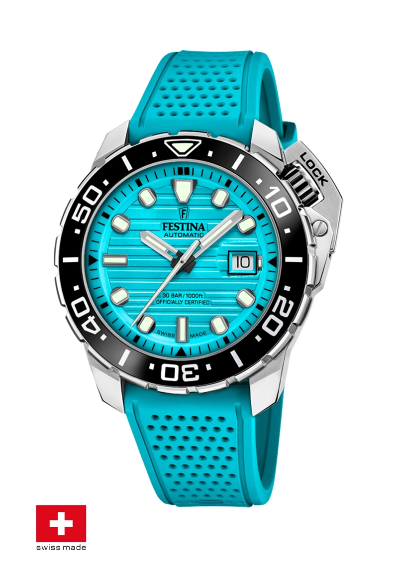 RELOJ F20043/5 FESTINA SWISS TURQUESA HOMBRE - 2