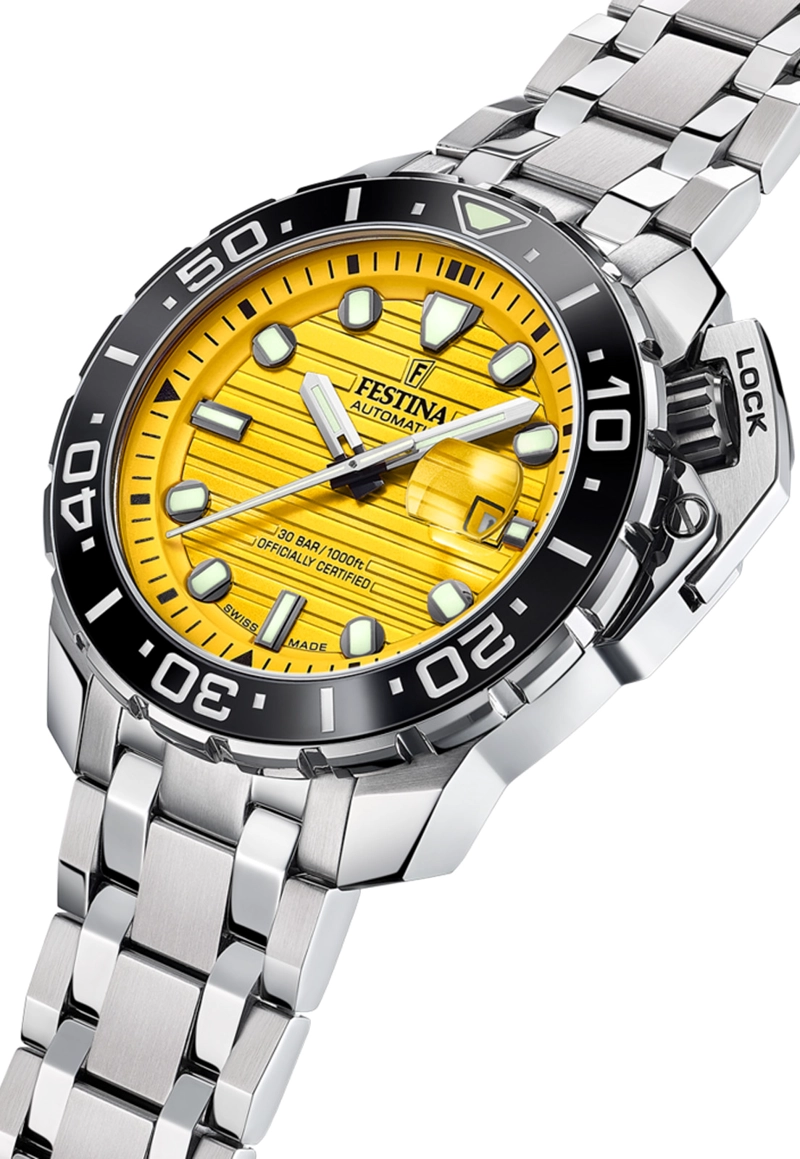 RELOJ F20043/1 FESTINA SWISS AMARILLO HOMBRE - 5