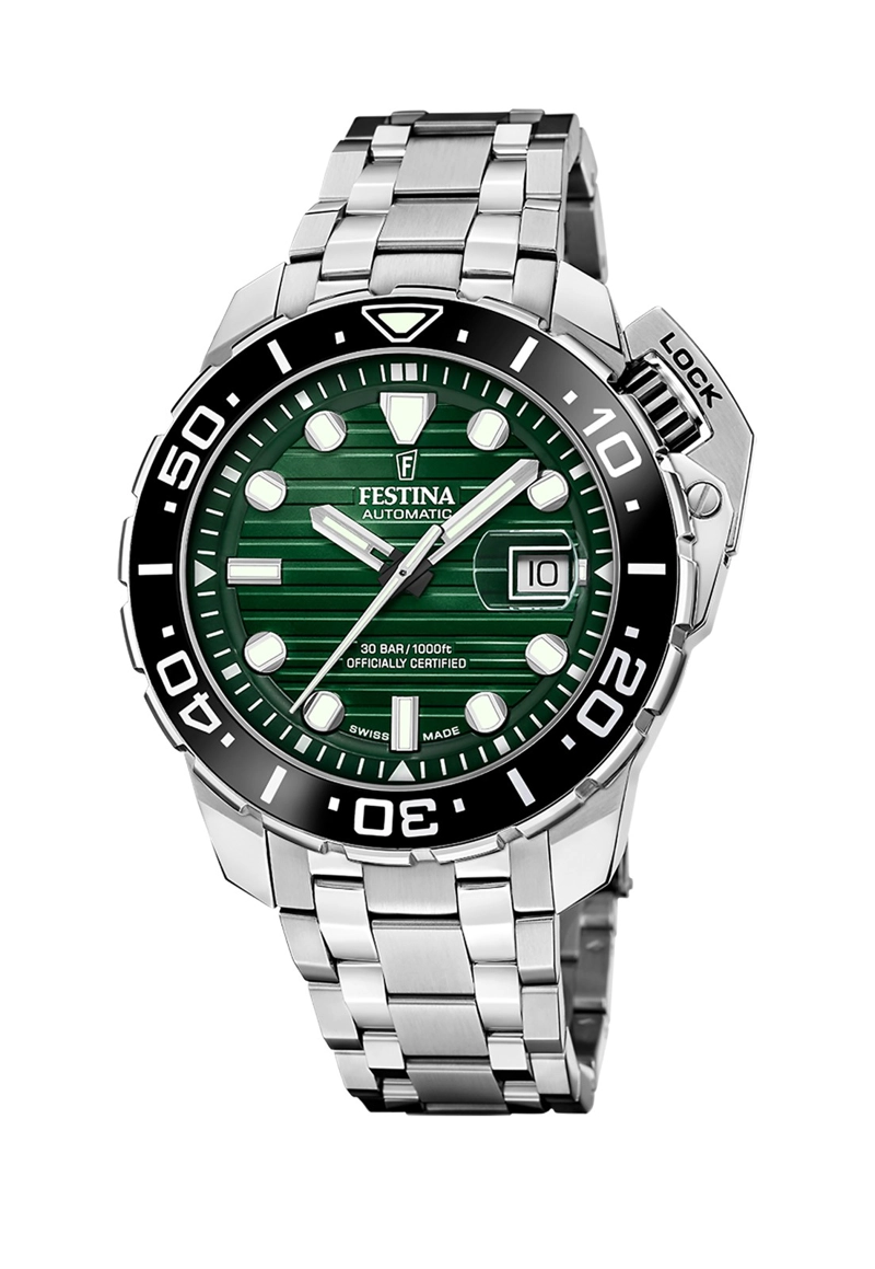 RELOJ F20043/4 FESTINA SWISS VERDE HOMBRE - 1