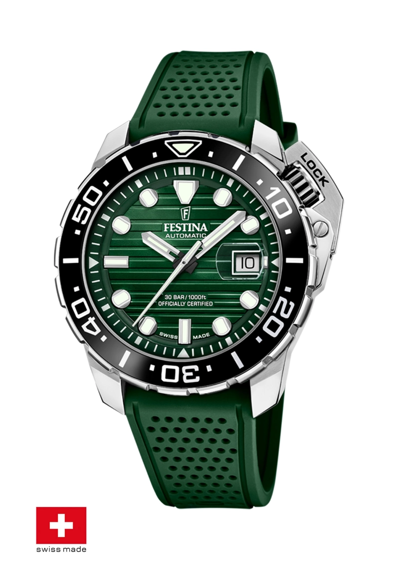 RELOJ F20043/4 FESTINA SWISS VERDE HOMBRE - 2