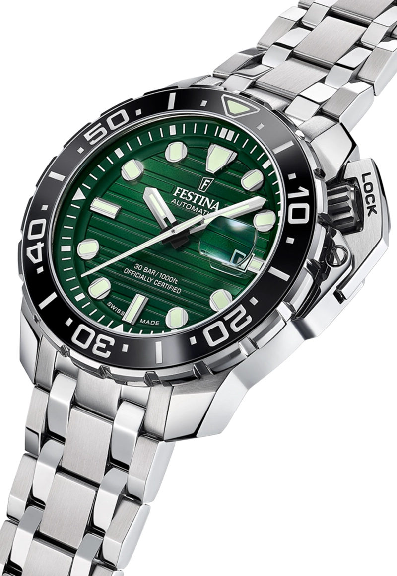 RELOJ F20043/4 FESTINA SWISS VERDE HOMBRE - 5