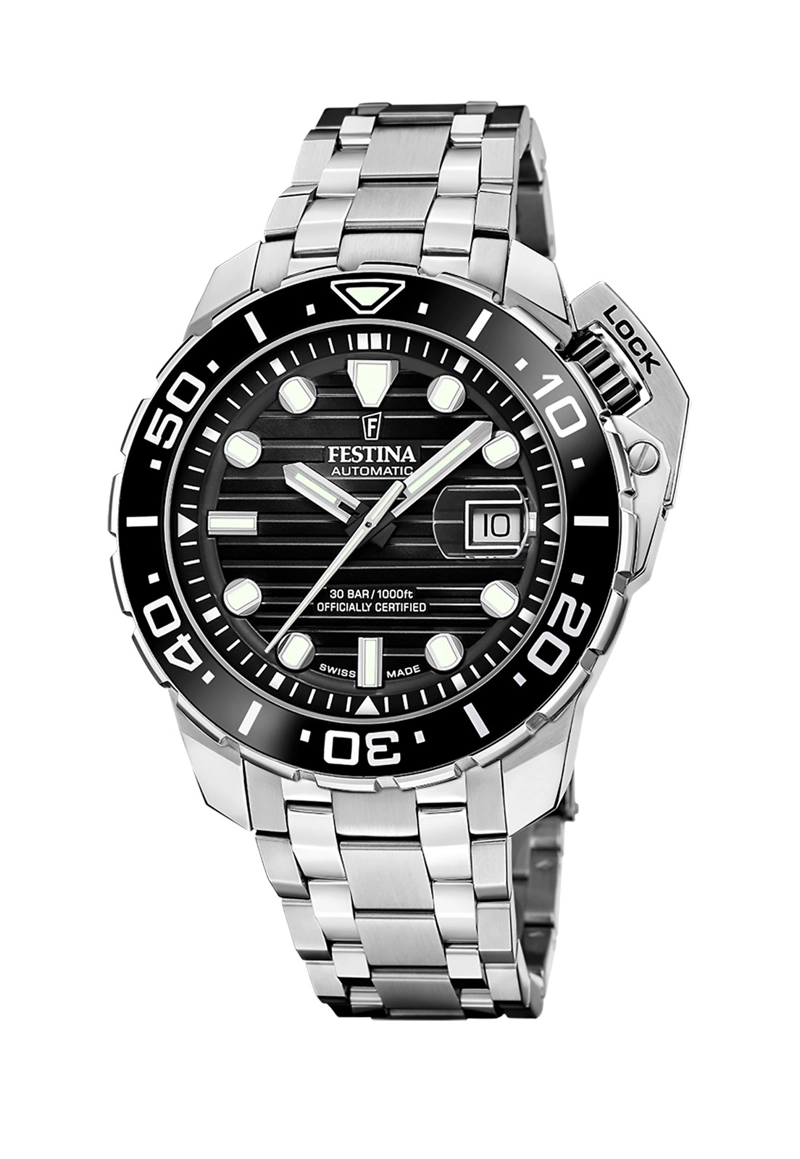 RELOJ F20043/6 FESTINA SWISS NEGRO HOMBRE - 1