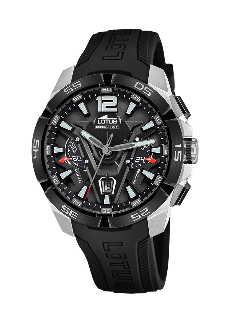 RELOJ 18944/2 LOTUS NEGRO HOMBRE VORTEX - 1