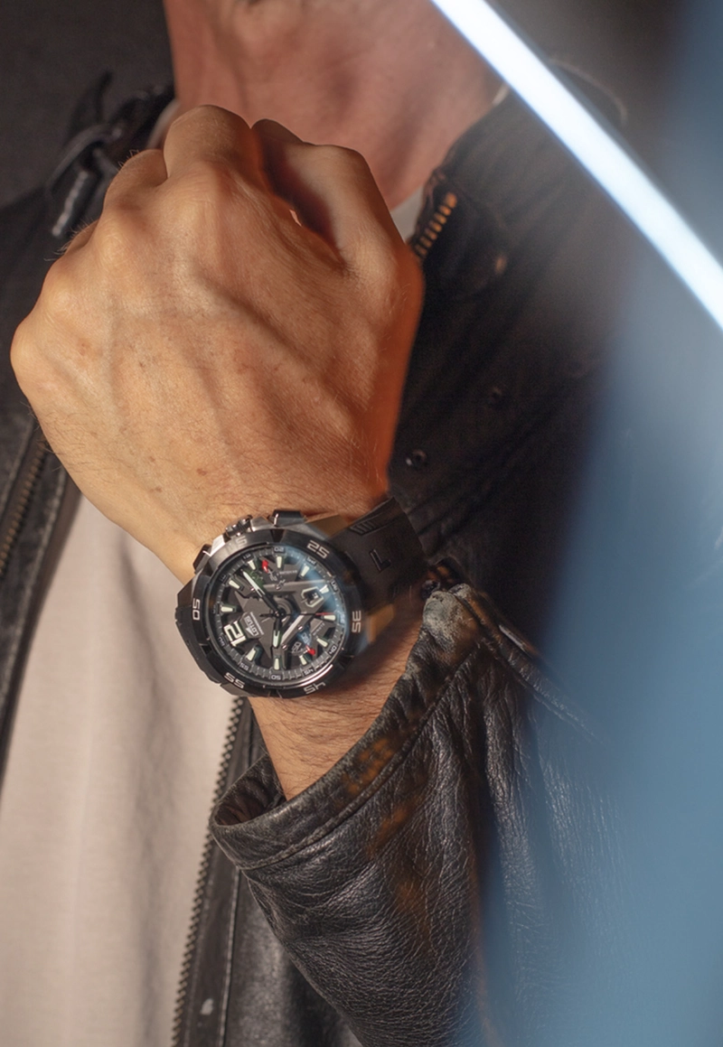 RELOJ 18944/2 LOTUS NEGRO HOMBRE VORTEX - 4