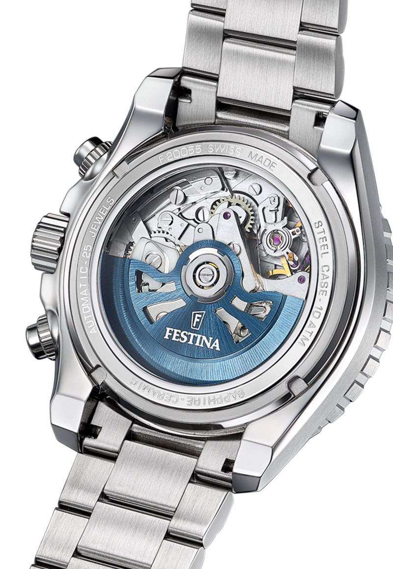 RELOJ F20055/4 FESTINA SWISS NEGRO HOMBRE AUTOMATICO - 3