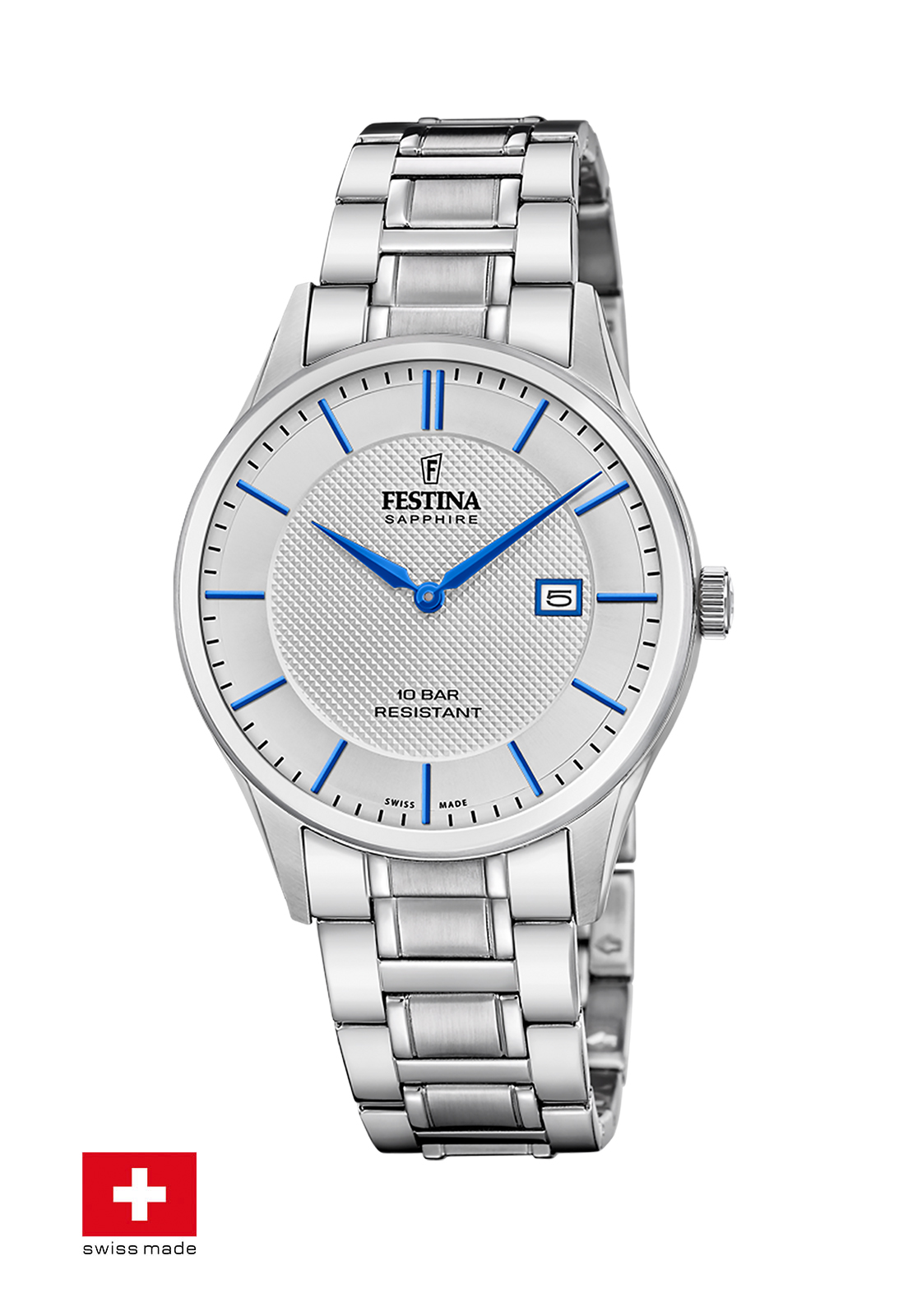Festina Swiss Klassik Date 40mm Herrenuhr - F20067/1