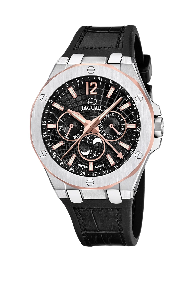 RELOJ J1040/4 JAGUAR SWISS NEGRO HOMBRE DIPLOMATIC - 1