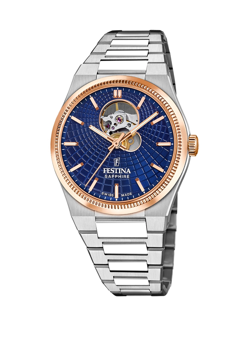 RELOJ F20061/2 FESTINA SWISS AZUL HOMBRE AUTOMATICO - 1