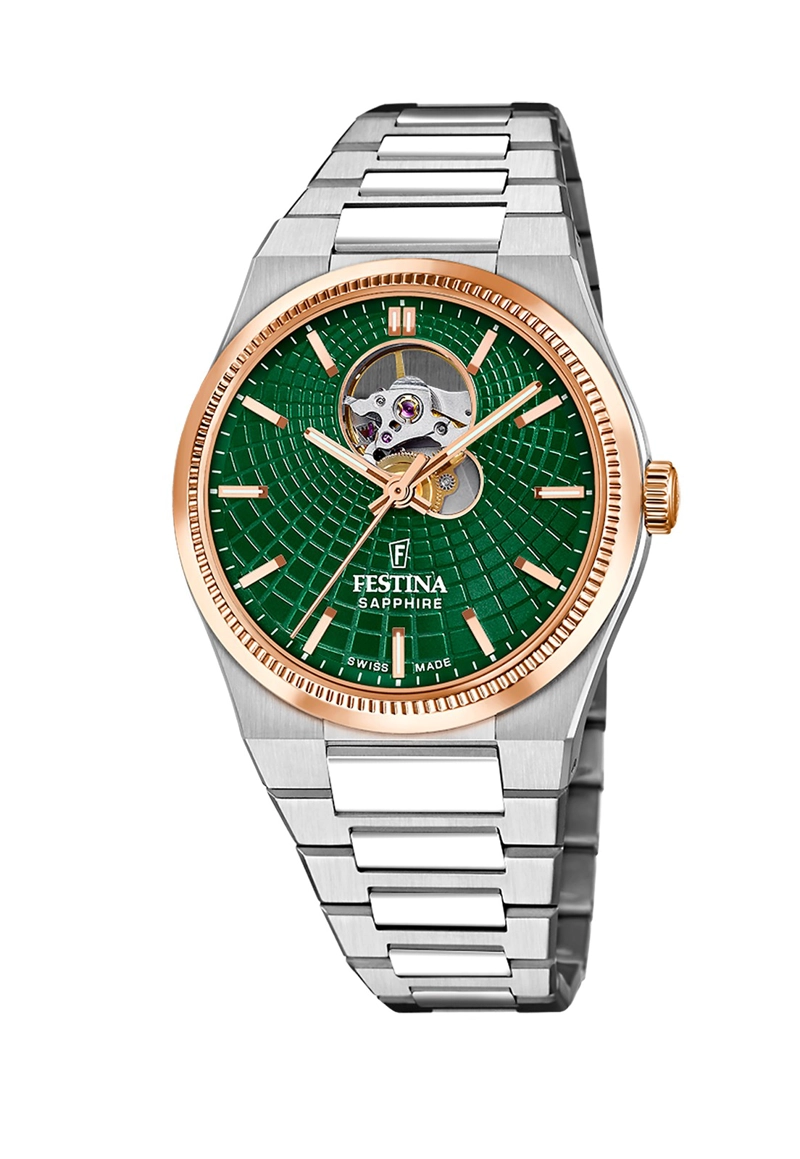 RELOJ F20061/3 FESTINA SWISS VERDE HOMBRE AUTOMATICO - 1