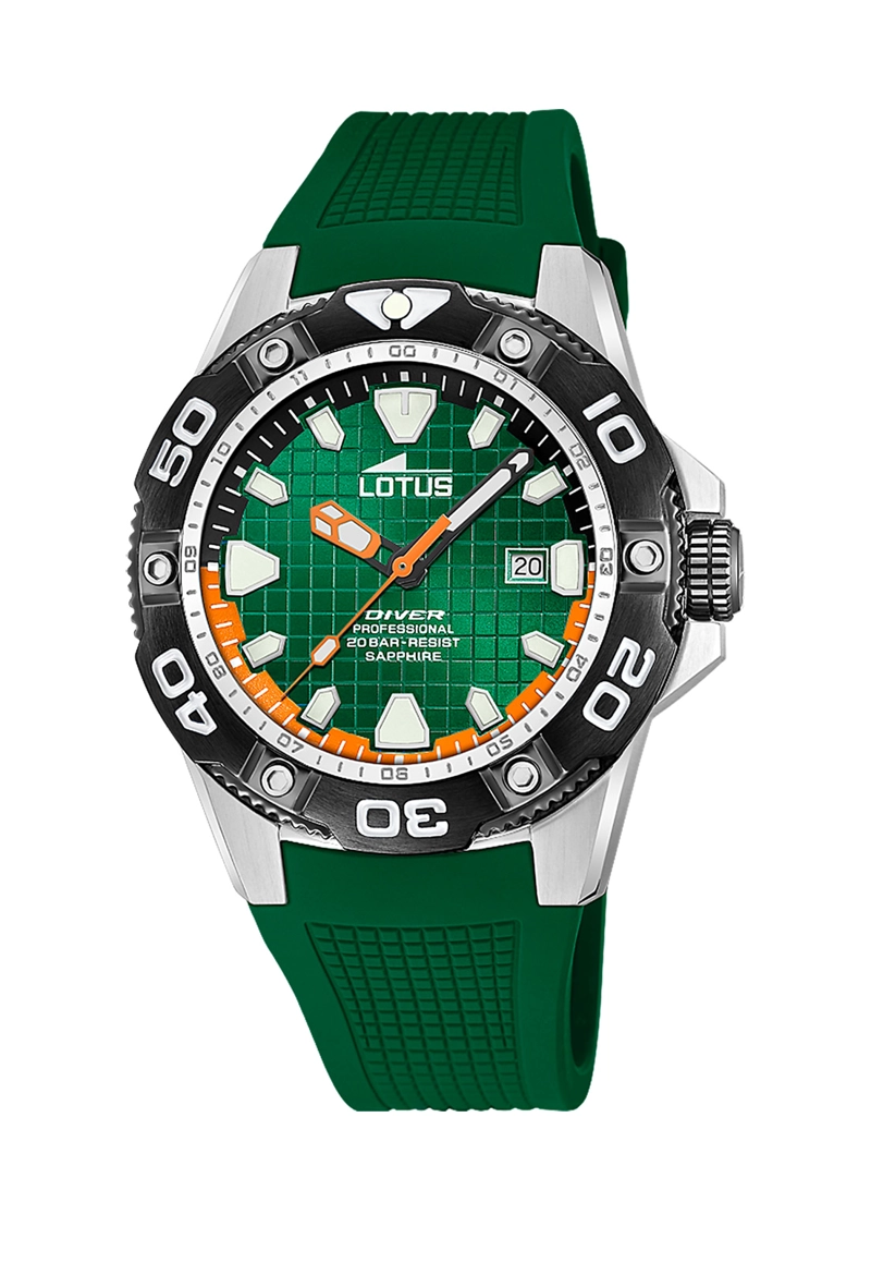 RELOJ 18927/3 LOTUS VERDE HOMBRE DIVER - 1