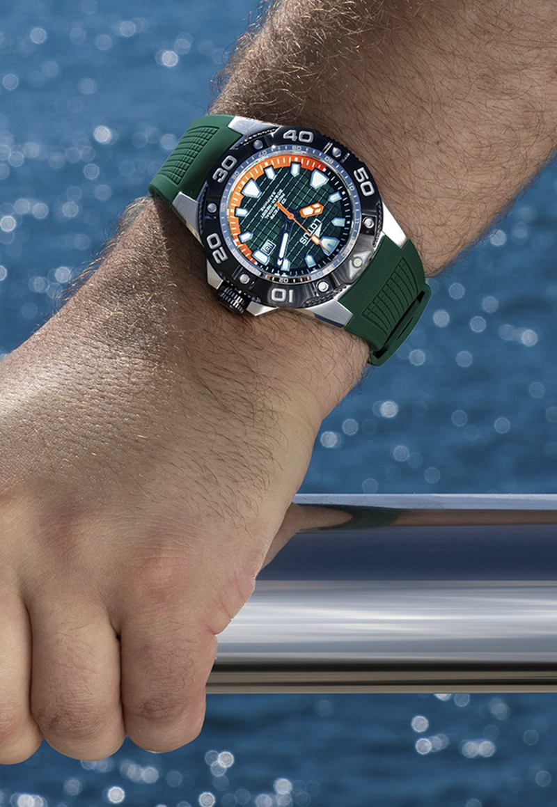 RELOJ 18927/3 LOTUS VERDE HOMBRE DIVER - 4