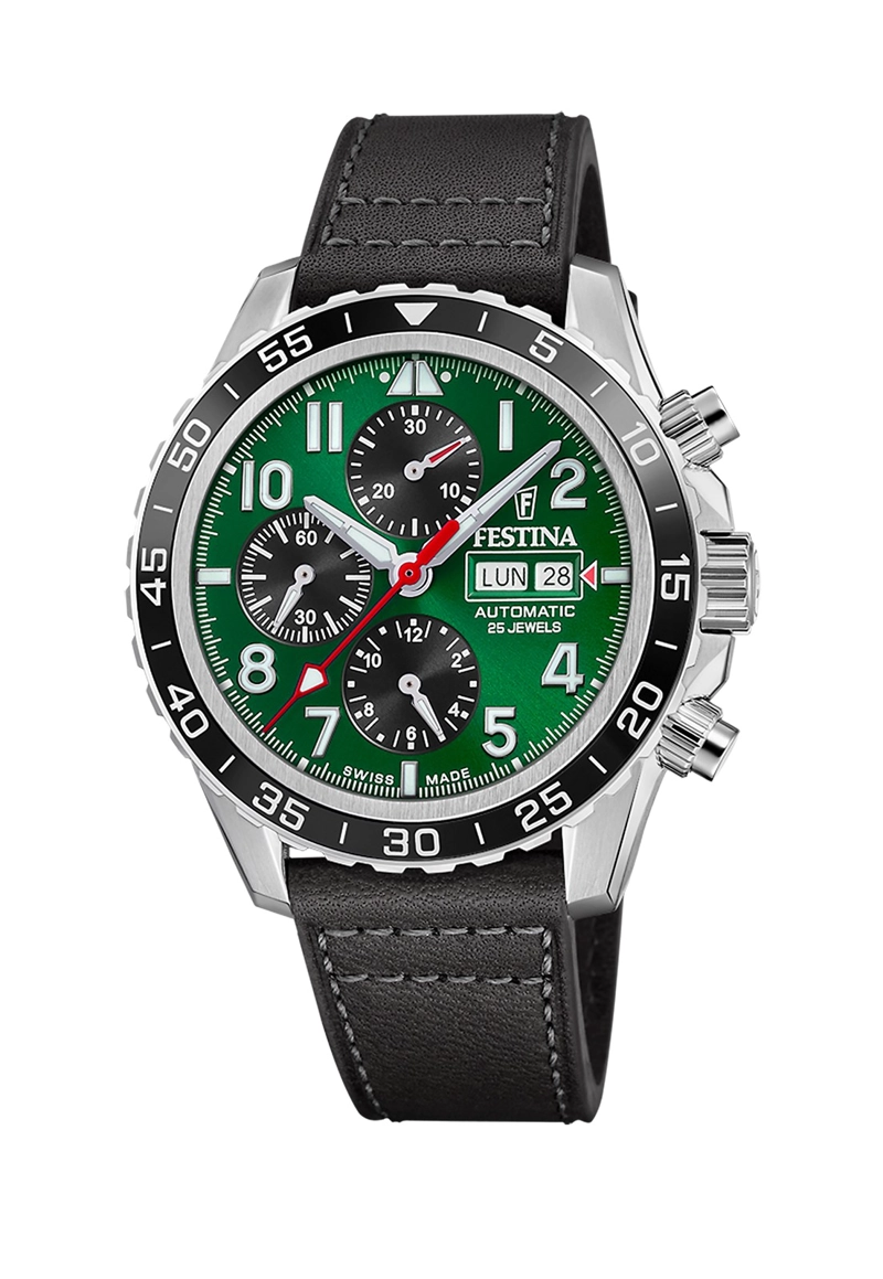 RELOJ F20056/2 FESTINA SWISS VERDE HOMBRE AUTOMATICO - 1