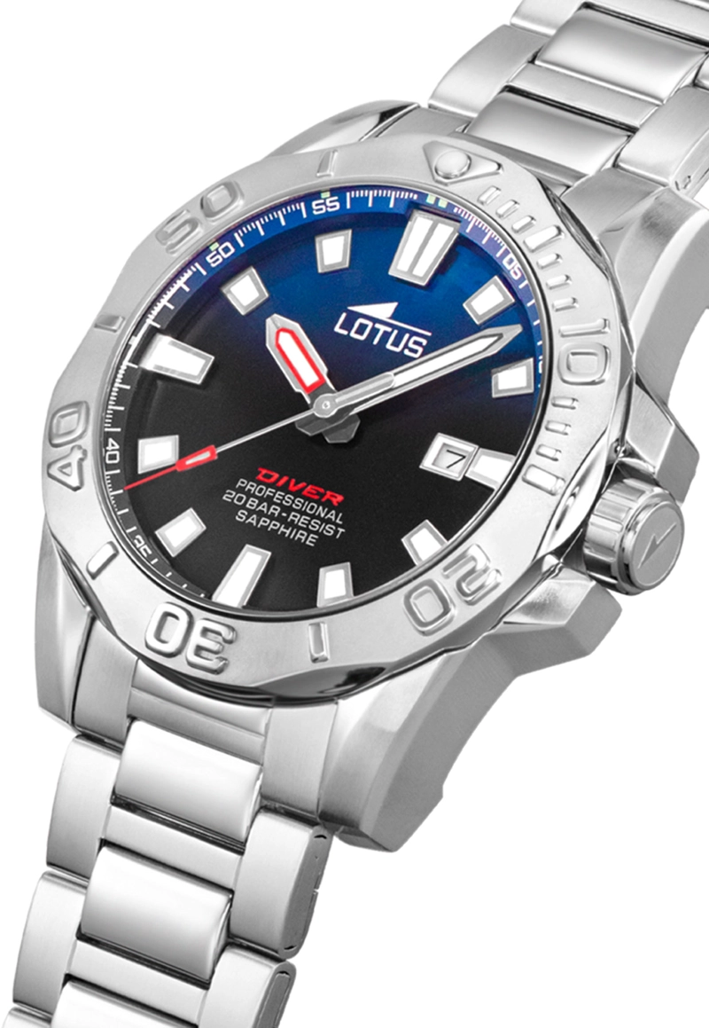 RELOJ 18926/4 LOTUS AZUL HOMBRE DIVER - 3