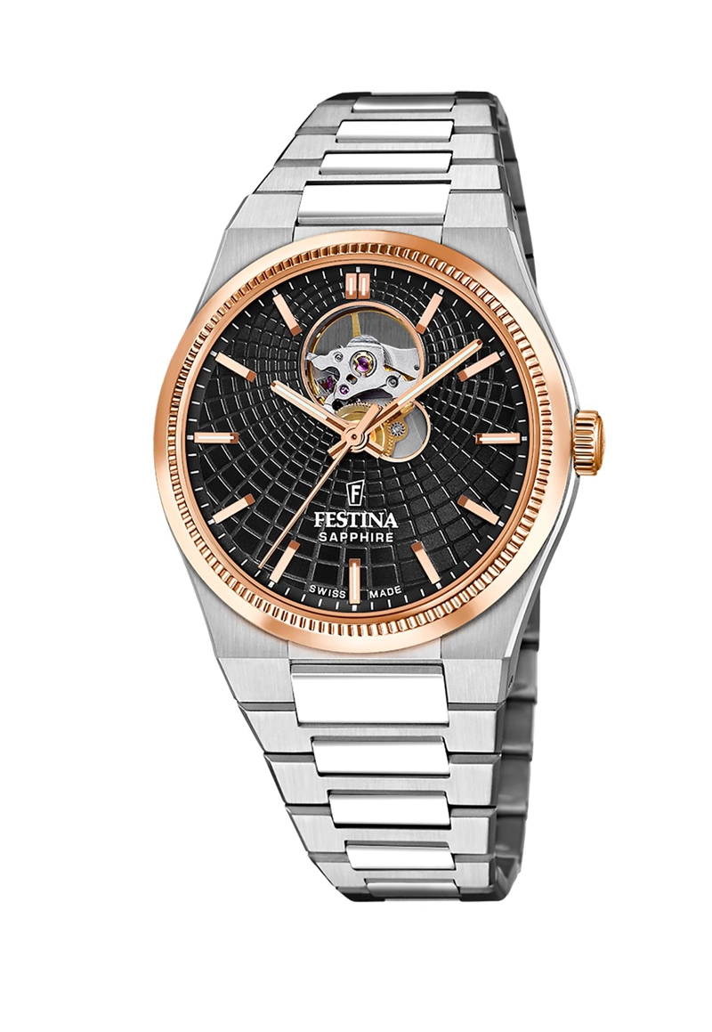 RELOJ F20061/4 FESTINA SWISS NEGRO HOMBRE AUTOMATICO - 1