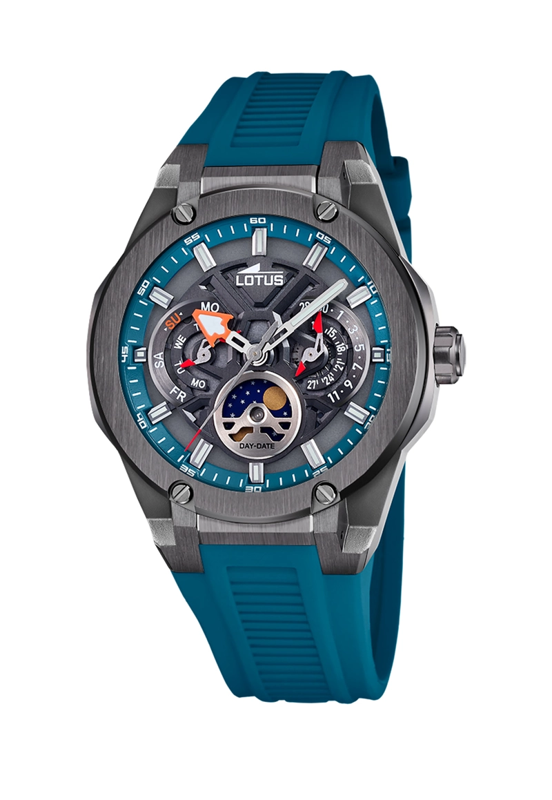 RELOJ 18946/4 LOTUS AZUL HOMBRE VORTEX - 1