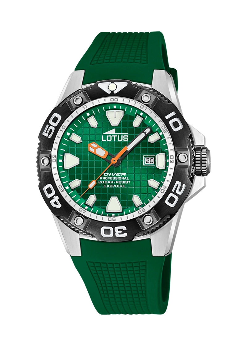 RELOJ 18927/C LOTUS VERDE HOMBRE DIVER - 1