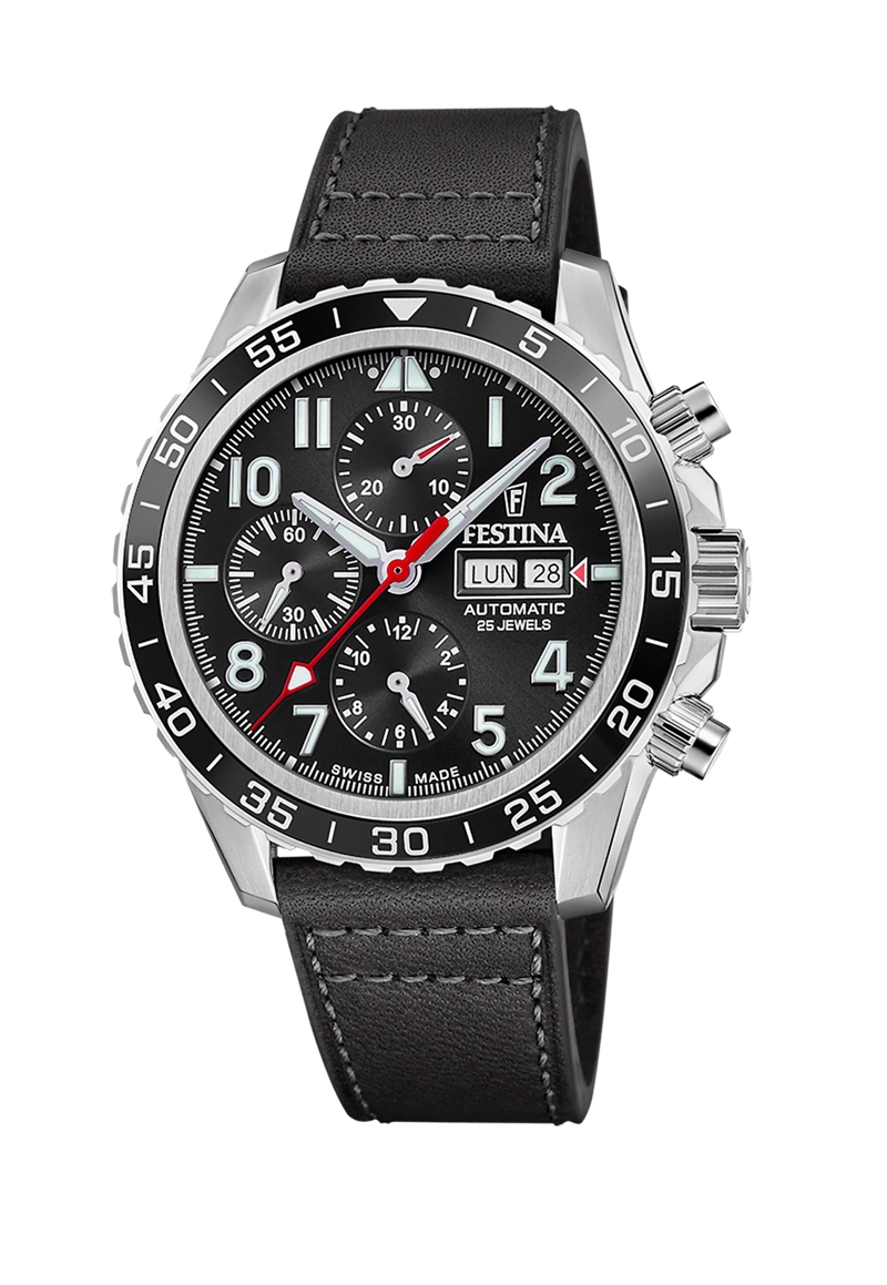 RELOJ F20056/3 FESTINA SWISS NEGRO HOMBRE AUTOMATICO - 1