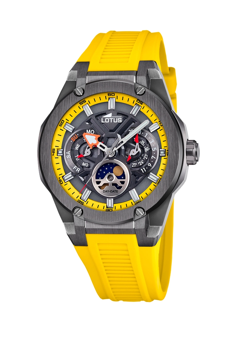 RELOJ 18946/1 LOTUS NEGRO HOMBRE VORTEX - 1