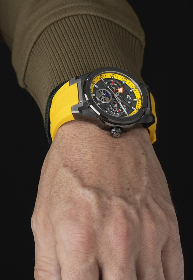 RELOJ 18946/1 LOTUS NEGRO HOMBRE VORTEX - 3