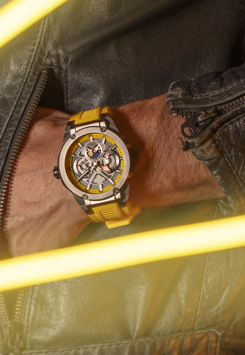 RELOJ 18946/1 LOTUS NEGRO HOMBRE VORTEX - 4