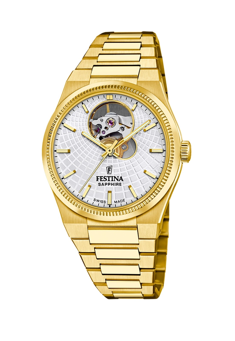 RELOJ F20064/1 FESTINA SWISS PLATA MUJER AUTOMATICO - 1