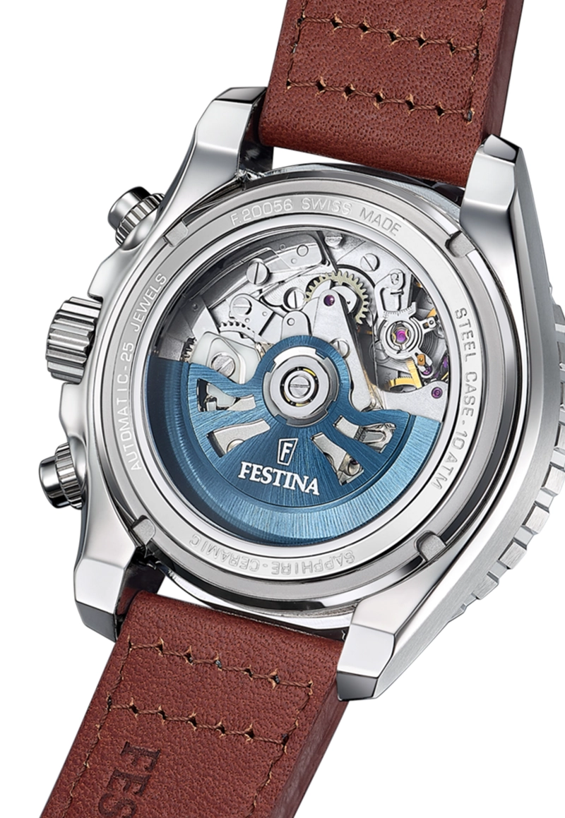 RELOJ F20056/1 FESTINA SWISS BLANCO HOMBRE AUTOMATICO - 2